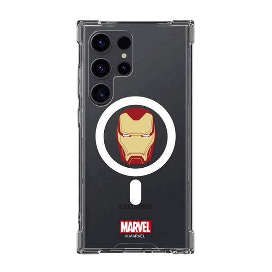 Samsung Galaxy S22 Ultra (SM-S908) - Marvel Light Transparent Series Magnetic Transparent Fashion-Forward Series Case