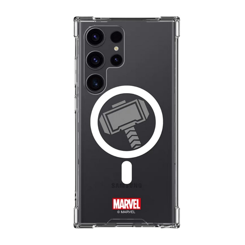 Load image into Gallery viewer, Samsung Galaxy S24 Ultra (SM-S928) - Marvel Light Transparent Series Magnetic Transparent Fashion-Forward Series Case
