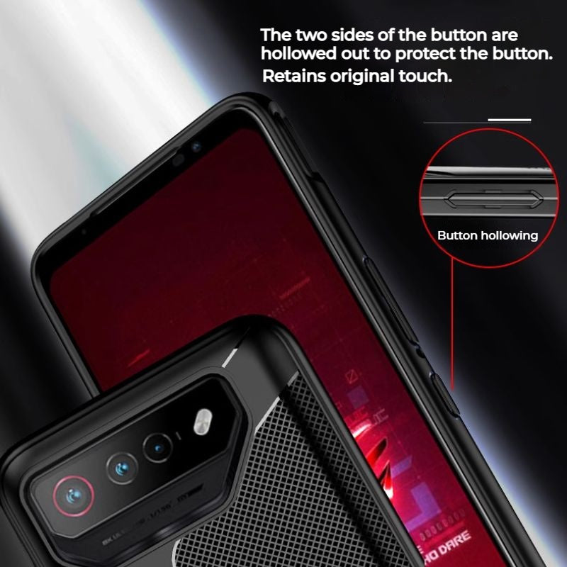 ASUS Rog Phone 7 - Full Coverage Shockproof & Heat Dissipation Essentials Series Case - i-Station Mobile Phone & Electronic Device Repair and Accessories