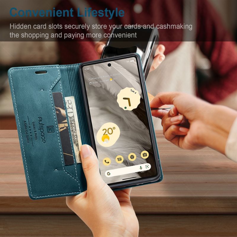 Load image into Gallery viewer, [With Card Slot] Google Pixel 6/6 Pro - Shockproof Leather Flip Wallet Series Case
