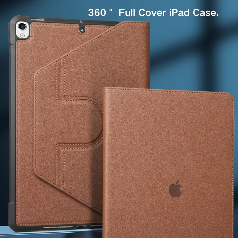 Load image into Gallery viewer, Apple iPad 10th 10.9&quot; (2022) - 360 Degree Leather Full Cover Adjustable Rotation Essentials Series Case
