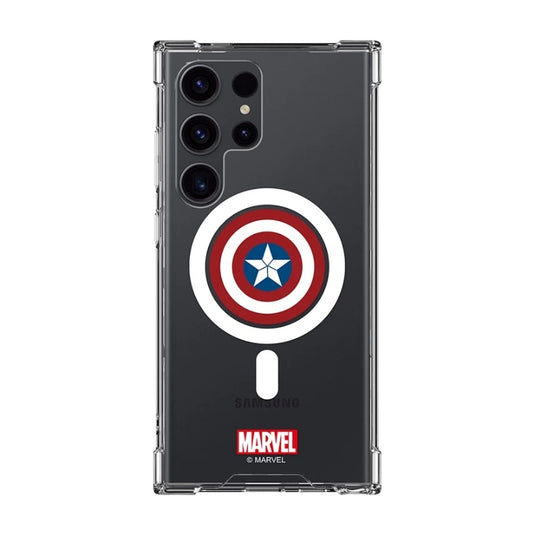 Samsung Galaxy S22 Ultra (SM-S908) - Marvel Light Transparent Series Magnetic Transparent Fashion-Forward Series Case