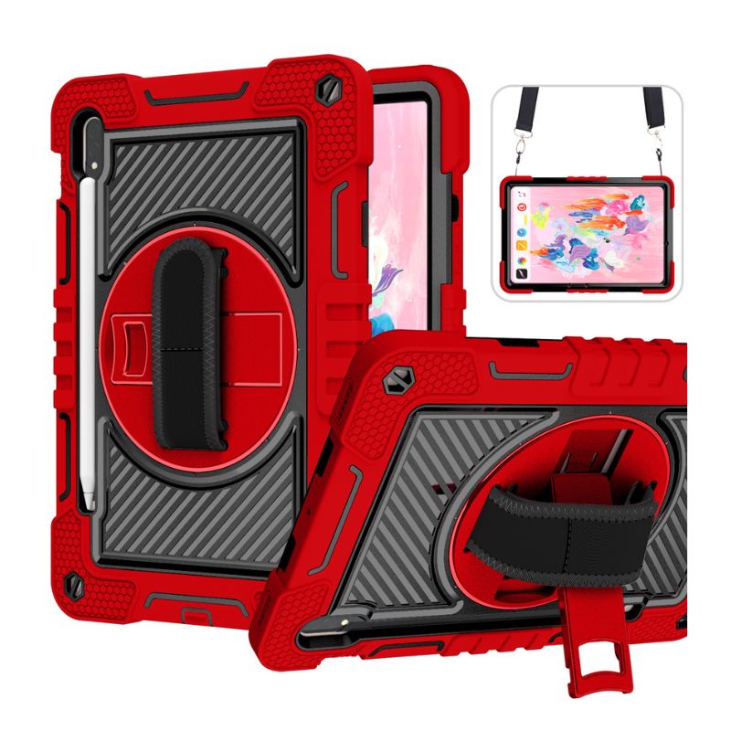 Load image into Gallery viewer, [Built-in Stand] Samsung Galaxy Tab S7/S8/S9 11&quot; - 360 Degree Rotating Shockproof Protection Case With Hand &amp; Shoulder Strap
