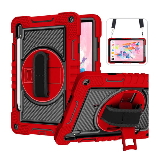 [Built-in Stand] Samsung Galaxy Tab A9 Plus 11" 2023 (SM-X210/X215/X216) - 360 Degree Rotating Shockproof Protection Case With Hand & Shoulder Strap