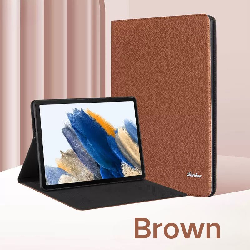 Load image into Gallery viewer, Samsung Galaxy Tab S6 Lite 10.4 2020 (P610/P613/P615/P619) - Soft Full Cover Genuine Leather Slim Flip Cover Case
