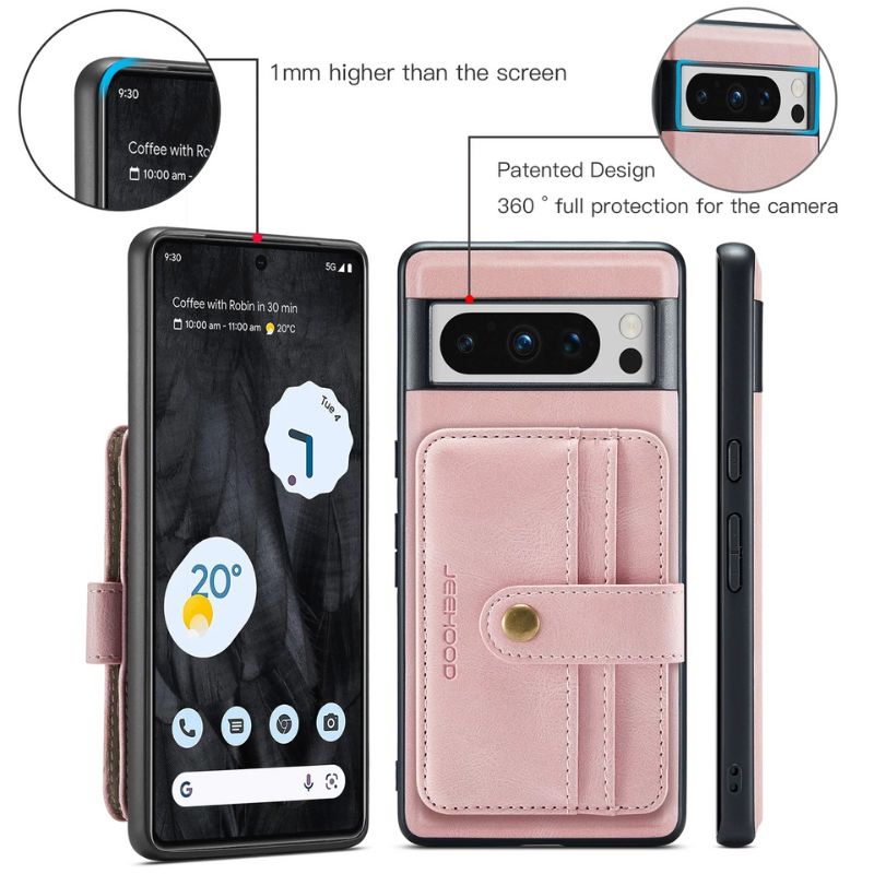 Load image into Gallery viewer, [2 in 1 Detachable][With Card Slot] Google Pixel 9/Pro/XL - Business Magnetic Soft Leather Case Wallet Series Case
