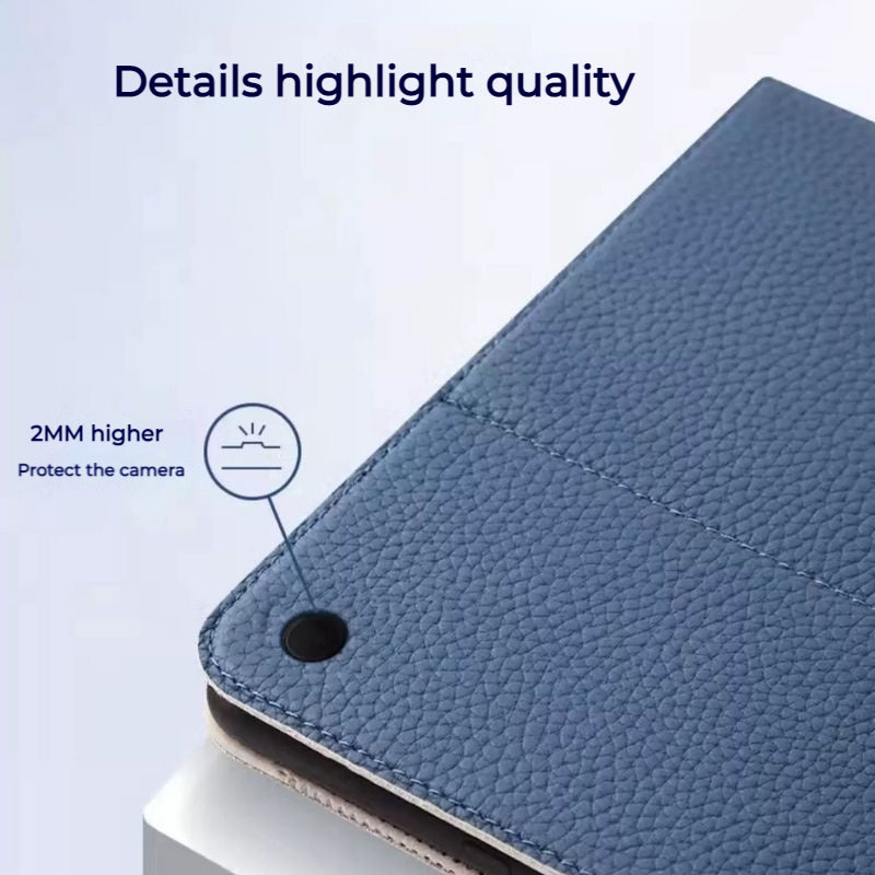 Load image into Gallery viewer, Samsung Galaxy Tab S9 &amp; S9 FE 11“ - Soft Full Cover Genuine Leather Slim Flip Cover Case
