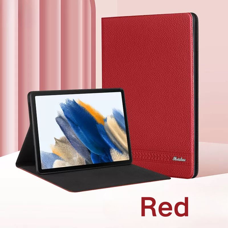 Load image into Gallery viewer, Samsung Galaxy Tab S9 &amp; S9 FE 11“ - Soft Full Cover Genuine Leather Slim Flip Cover Case
