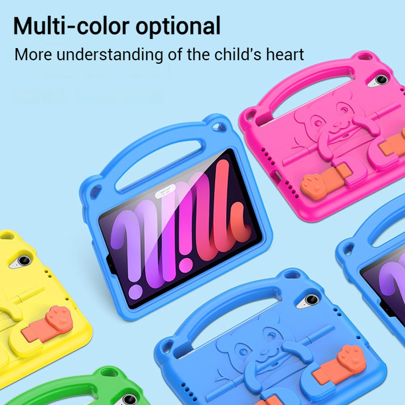 Load image into Gallery viewer, [Built-in Stand][With Pen Slot] Apple iPad Mini 6/7 8.3&#39;&#39; 6/7th Gen (2021/2024) Cartoon Kids Full-cover Shockproof Case
