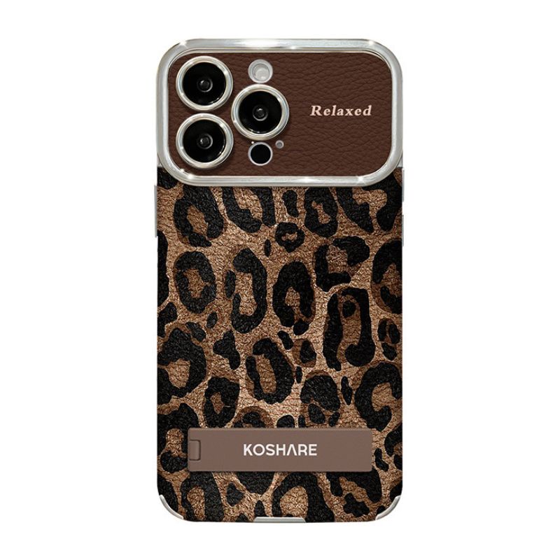 Load image into Gallery viewer, Apple iPhone 11/Pro/Max - Full Wrap Electroplated Lens Soft Leather Fashion-Forward Series Case
