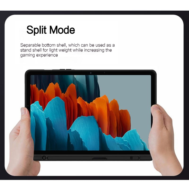 [With Pen Slot][With RGB Backlit] Samsung Galaxy Tab S10 FE Plus 13.1" (2025) - Multi Functional Magnetic Detachable Smart Touch Keyboard Case - i-Station Mobile Phone & Electronic Device Repair and Accessories