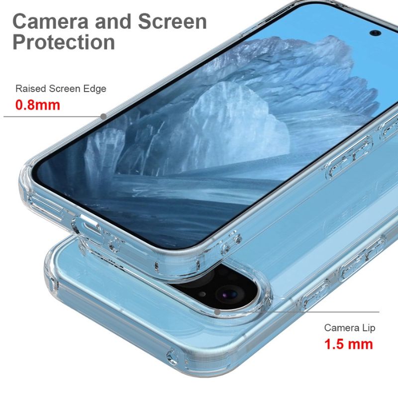 Load image into Gallery viewer, [Magsafe Compatible] Google Pixel 8/Pro/A - Transparent TPU+PC Military Grade Shockproof Essentials Series Case
