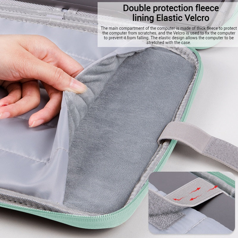 Load image into Gallery viewer, Apple iPad Pro 12.9-inch (2018/2020/2021/2022) Multi-functional 180° Opening Double-Layer Handbag Storage Bag
