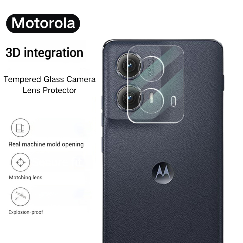 Load image into Gallery viewer, Motorola Moto Edge 2024 - Transparent Back Rear Camera Lens Glass Protector
