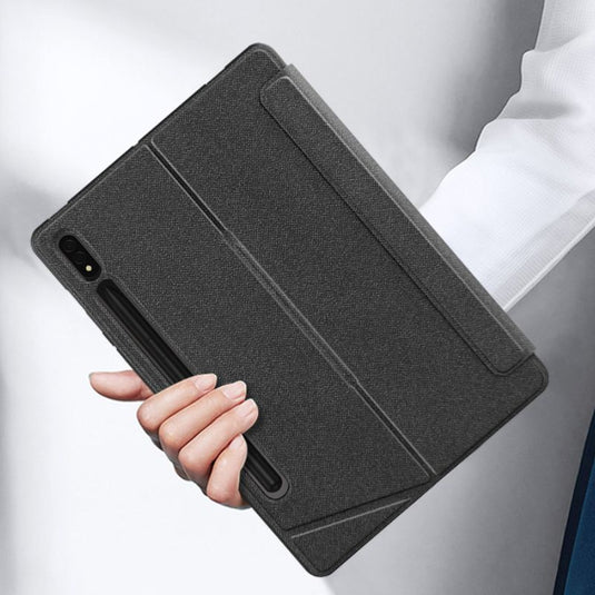 [With Pen Slot][With RGB Backlit] Samsung Galaxy Tab S10 Plus 12.4" 2024 (SM-820/X826) - Multi Functional Magnetic Detachable Smart Touch Keyboard Case