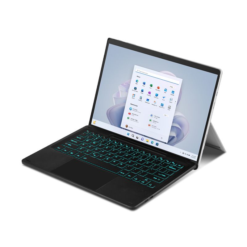 Load image into Gallery viewer, [With Backlit] Microsoft Surface Pro X 13” - Wireless Bluetooth Magnetic Touch Keyboard
