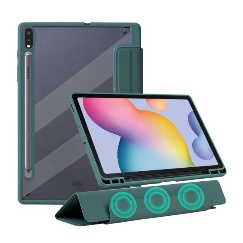 Load image into Gallery viewer, [Detachable] Samsung Galaxy Tab A7 lite 8.7&quot; 2021 (T220/T225) - Transparent Magnetic Shockproof Detachable Filp Case
