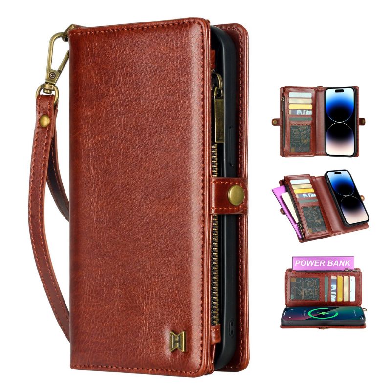 Load image into Gallery viewer, [2 in 1 Magnetic Detachable][With Card Slot] Apple iPhone 7 &amp; 8 Plus - Multi Functional Flip Leather Wallet Series Case
