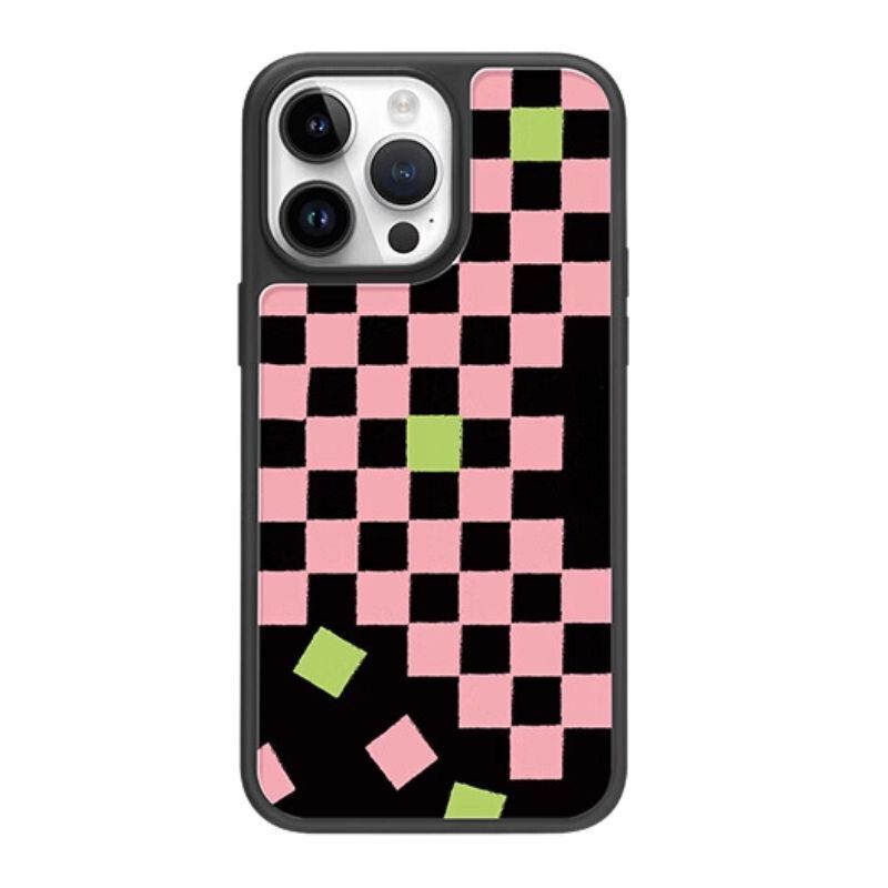 Load image into Gallery viewer, [Magsafe Compatible] Apple iPhone 12/Pro/Max - Two-tone Checkerboard Pattern Fashion-Forward Series Case
