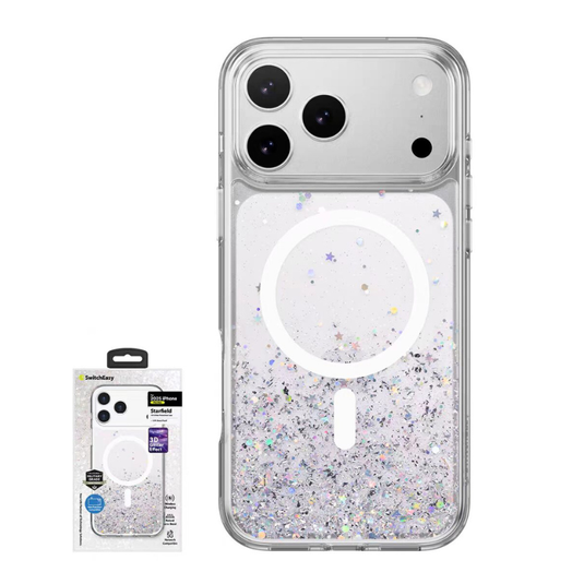 [Magsafe Compatible] Apple iPhone 17/Air/Pro/Max - SwitchEasy 3D Liquid Glitter Shockproof Phone Case
