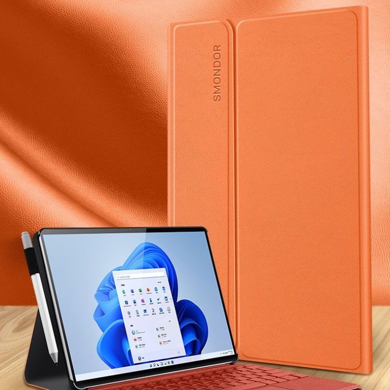 Load image into Gallery viewer, Microsoft Surface Pro 11 - Slim &amp; Lightweight Leather Magnetic Buckle Case
