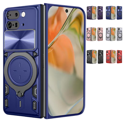 [With Slide Lens Cover][Built-in Stand] Google Pixel 9 Pro Fold Shockproof Heavy Duty Series Case - i-Station Mobile Phone & Electronic Device Repair and Accessories