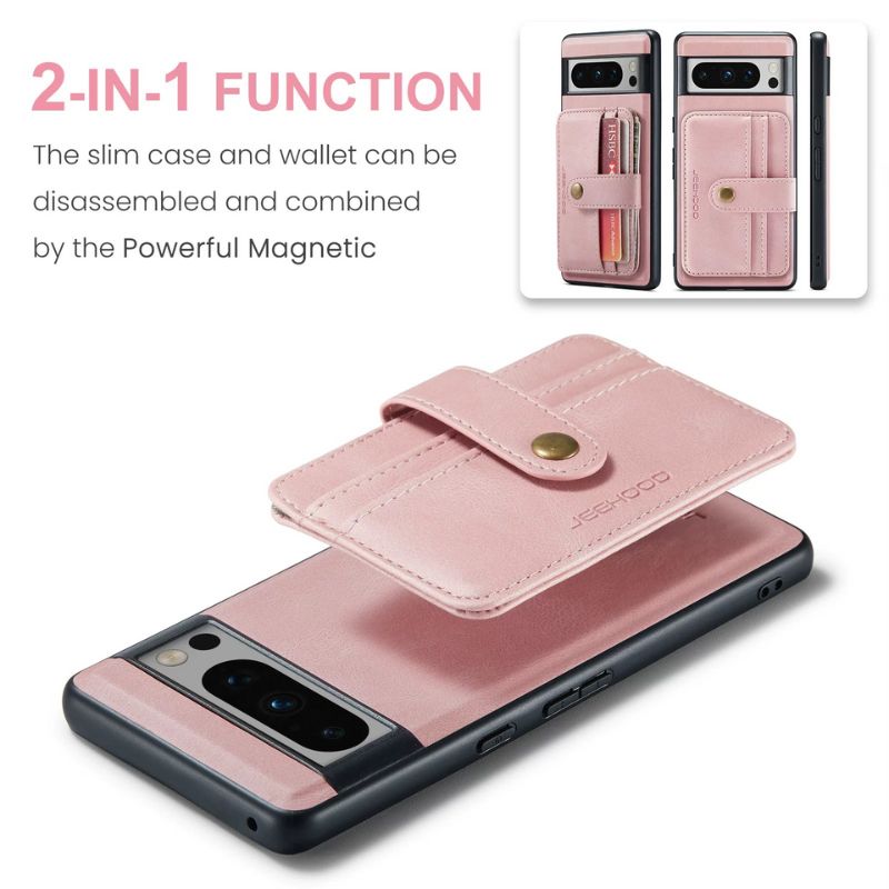 Load image into Gallery viewer, [2 in 1 Detachable][With Card Slot] Google Pixel 6/6A/6 Pro - Business Magnetic Soft Leather Case Wallet Series Case
