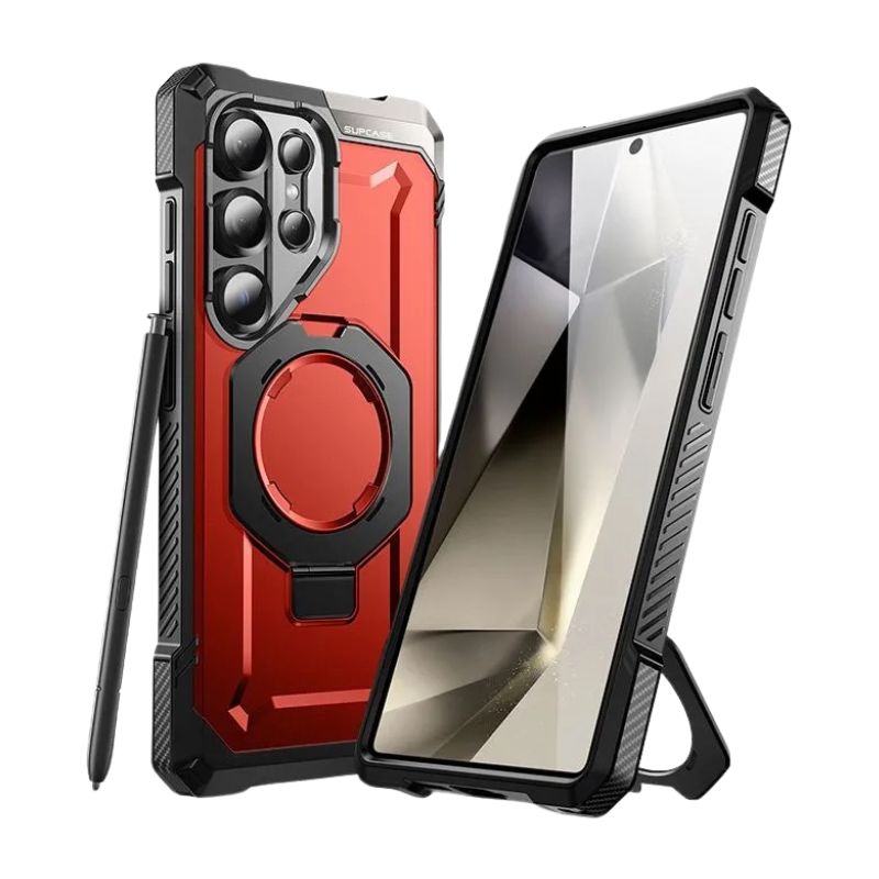 Load image into Gallery viewer, [Magsafe Compatible][Built-in Stand] Samsung Galaxy S25 Ultra - SUPCASE Shield Shockproof Rugged Heavy Duty Case
