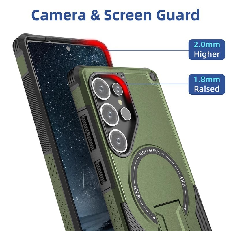 Load image into Gallery viewer, [Magsafe Compatible][Built-in Stand] Samsung Galaxy A37 - Military-Grade Shockproof Case - i-Station Mobile Phone &amp; Electronic Device Repair and Accessories
