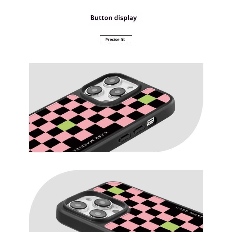 Load image into Gallery viewer, [Magsafe Compatible] Apple iPhone 13/Pro/Max - Two-tone Checkerboard Pattern Fashion-Forward Series Case
