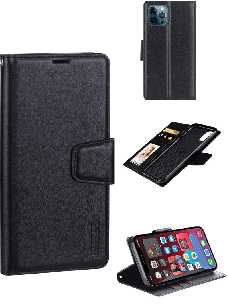 Load image into Gallery viewer, Samsung Galaxy S25/Plus/Ultra Hanman Mill Premium Quality Flip Wallet Leather Case
