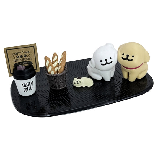 Cartoon Line Puppy Car Dashboard Ornament Set Interior Decoration with Non-Adhesive Mat - i-Station Mobile Phone & Electronic Device Repair and Accessories