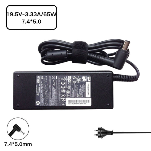 [19.5V-3.33A/65W][7.4*5.0] HP 19 All-in-One Desktop PC/19-2110t/19-2113w/19-2114/19-2120xt Laptop AC Power Supply Adapter Charger