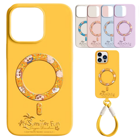 [Magsafe Compatible] Apple iPhone 15/Pro/Plus/Pro Max Cartoon Liquid Silicone Anti-drop Dirt-resistant Fashion-Forward Series Case