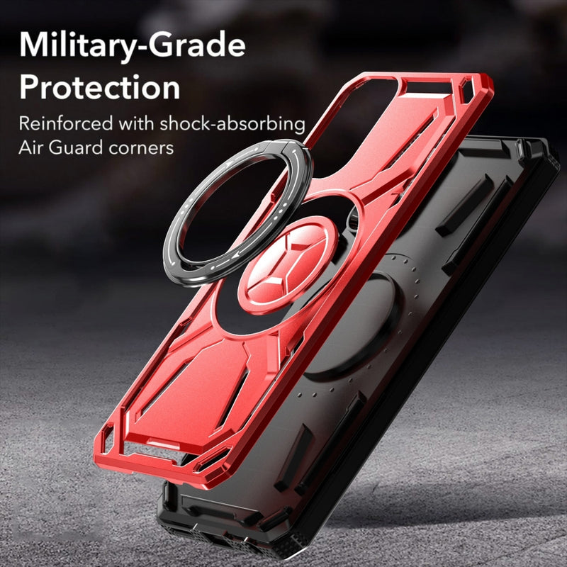 Load image into Gallery viewer, Motorola Moto Edge (2024) - Golden Armor Generation 2 Magnetic Stand Heavy Duty Series Case
