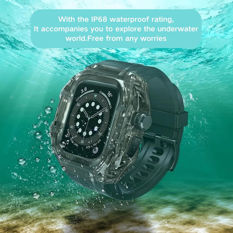 Load image into Gallery viewer, [IP68 Waterproof] Apple Watch Series 4/5/6/SE/7/8/9 41mm 44mm 45mmm - All-in-One Diving &amp; Rainproof Waterproof Watch Band With Shell &amp; Film
