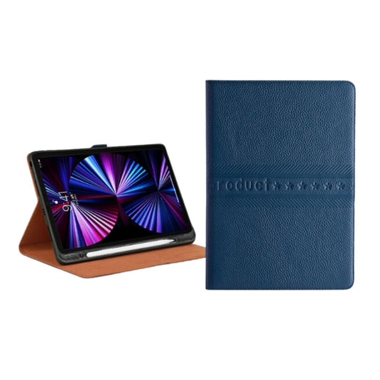 [With Card Slot][With Pen Slot] Apple iPad Pro 11.0" (2024) - Business Smart Sleep Genuine Leather Stand Series Case