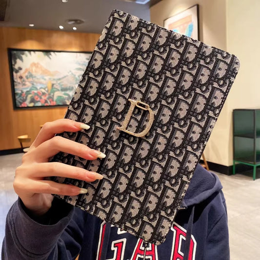 Apple iPad 9.7" (2017/2018) - Women Fashion Cloth Grain Flip Stand Series Case