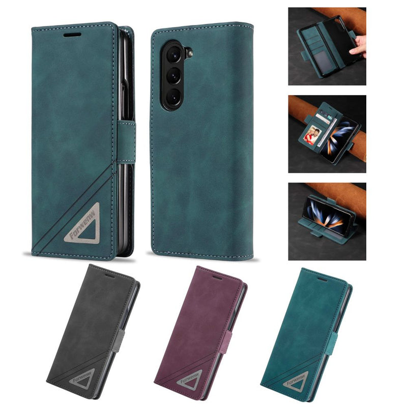 Load image into Gallery viewer, [With Card Slot] Samsung Galaxy Z Fold 5 5G (SM-F946B) - Business PU Leather Wallet Series Stand Case
