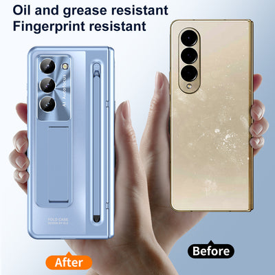 [With Stylus] Samsung Galaxy Z Fold5 (SM-F946) - Shell Membrane Integrated Shockproof Stand Case - i-Station Mobile Phone & Electronic Device Repair and Accessories