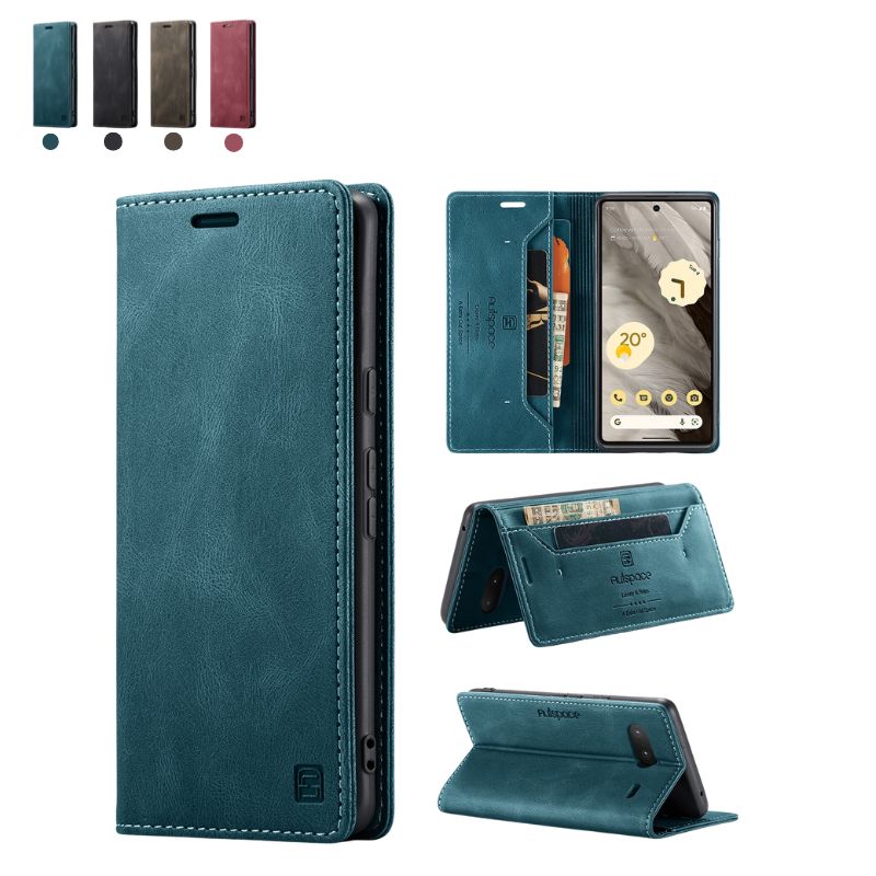 Load image into Gallery viewer, [With Card Slot] Google Pixel 6/6 Pro - Shockproof Leather Flip Wallet Series Case
