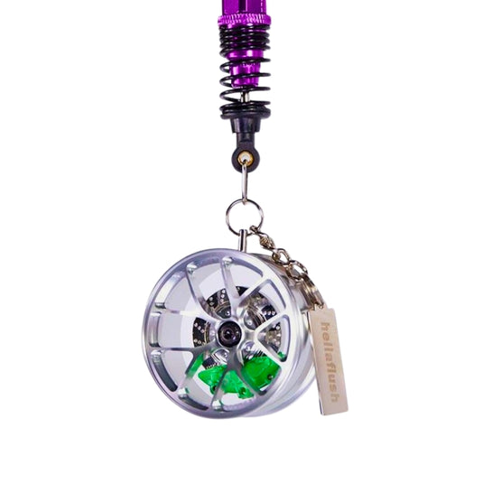 Q5T Wheel Hub Style Car Rearview Mirror Pendant Stylish High-End Vehicle Interior Accessory - i-Station Mobile Phone & Electronic Device Repair and Accessories