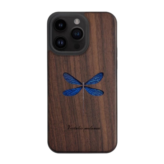 Apple iPhone 12/Pro/Max - Real Insect Specimen Black Walnut Wood Luxury Insect Art Essentials Series Case