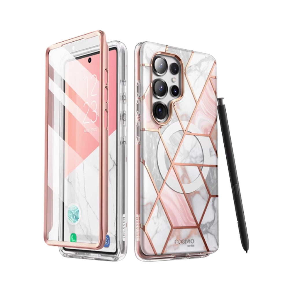 [Magsafe Compatible] Samsung Galaxy S24 Ultra / S25 ULTRA - i-BLASON Luxury Shell-Membrane Integrated Fashion-Forward Series Stand Case - i-Station Mobile Phone & Electronic Device Repair and Accessories