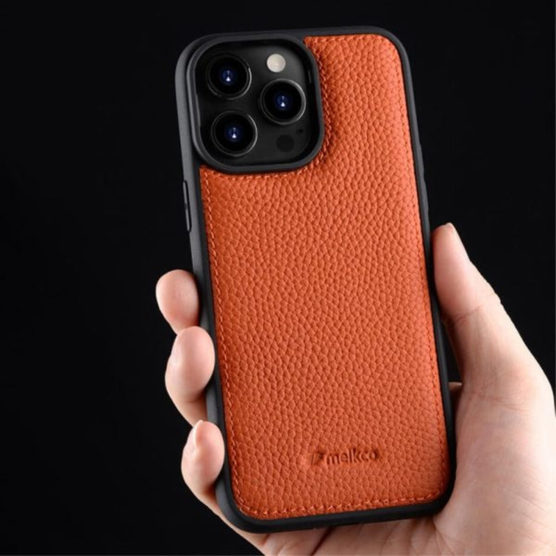 Load image into Gallery viewer, Apple iPhone 16/Plus/Pro/Max - Business Drop Proof Silicone + Cowhide Genuine Leather Series Case
