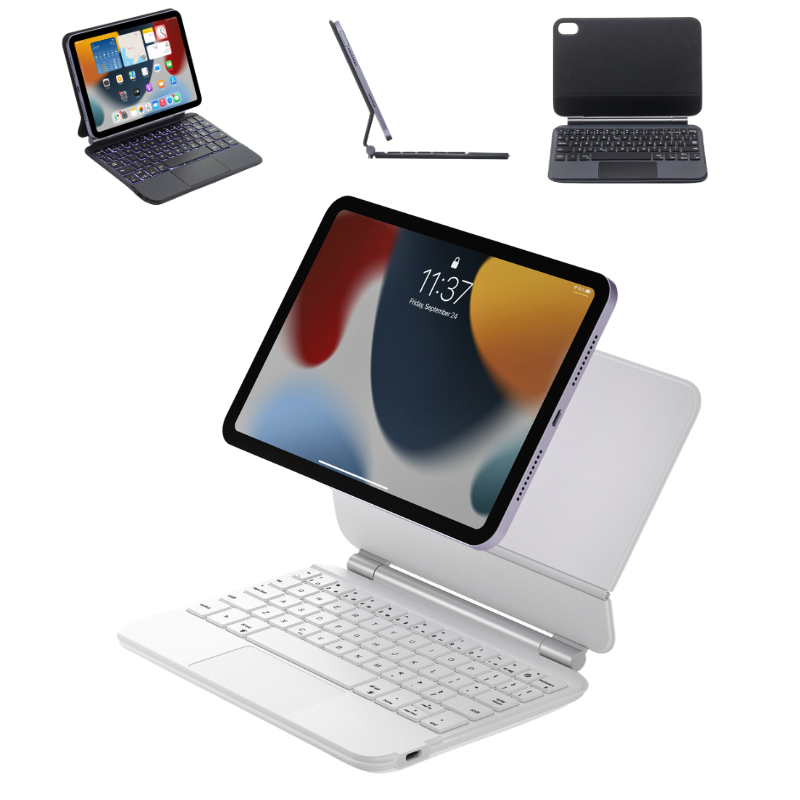 [Magic Keyboard] Apple iPad Mini 8.3'' 6/7th Gen (2021/2024) - Precision Multi-Touch Trackpad Magnetic Smart Wireless Keyboard Case With Backlit Keys - i-Station Mobile Phone & Electronic Device Repair and Accessories