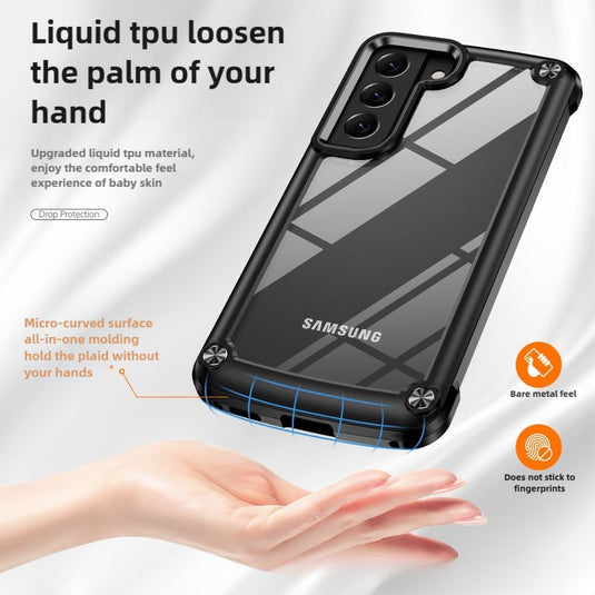 [Magsafe Compatible] Samsung Galaxy S25/Plus/Ultra - Transparent Drop Proof Heavy Duty Series Case