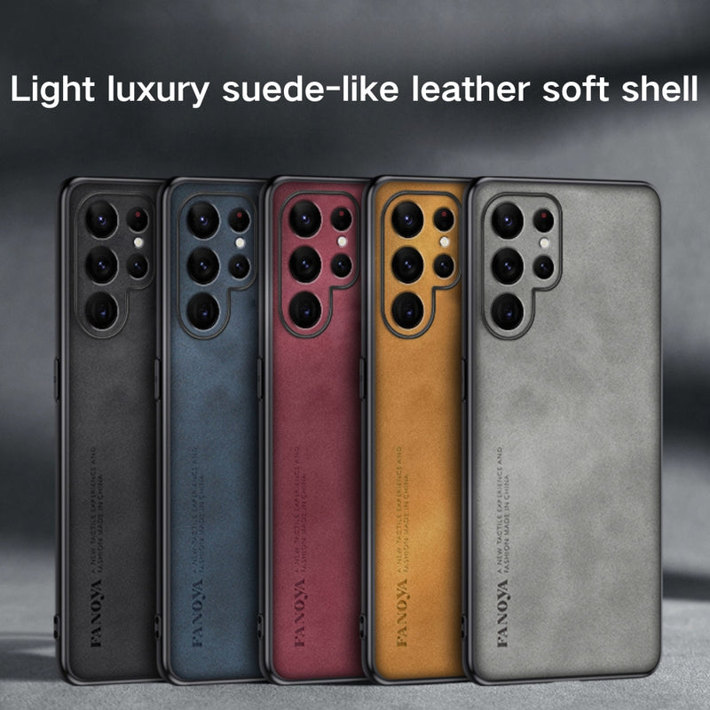 Load image into Gallery viewer, Samsung Galaxy S22/Plus/Ultra - Skin-Friendly PU Leather Shockproof Essential Series Case
