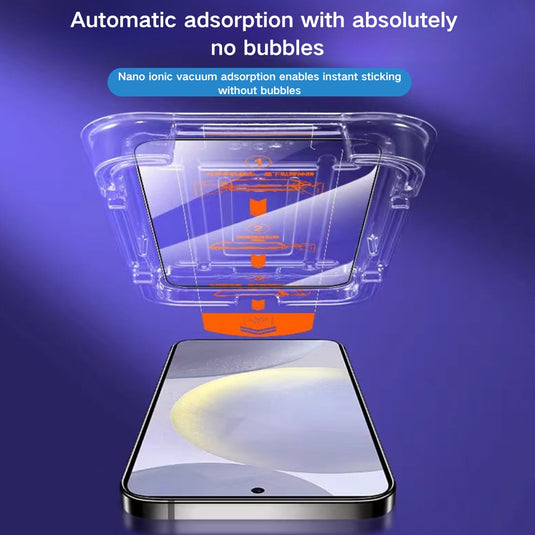 [Easy Automatic Fit Self-Installation Kit] Samsung Galaxy A71 5G (A716) - Magic Box Full Covered 9H Hardness HD Tempered Glass Screen Protector