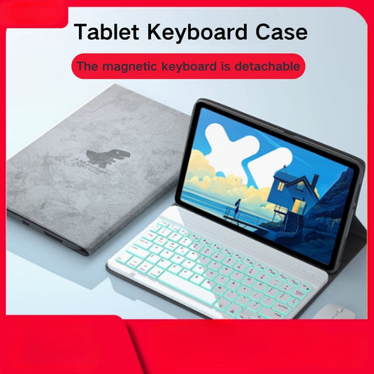 Lenovo Tab Legion Y700 8.8" inch 2023 (TB-320FC) - Cartoon Logo Detachable Magnetic Keyboard Case With Backlight and Mouse